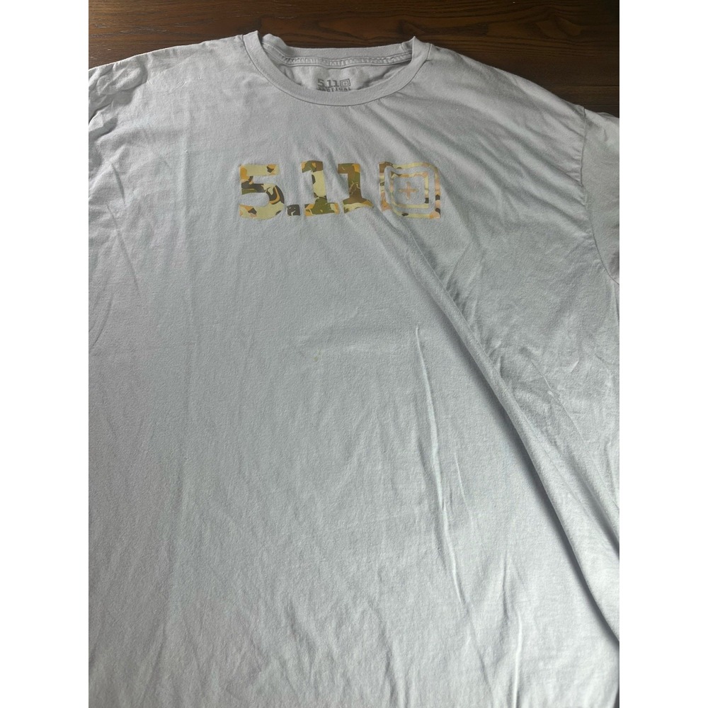 511 Tactical Graphic Camo Logo Graphic TShirt Men's 2XL 100% Cotton